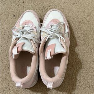 Nike Women's Sneakers - White and Pink